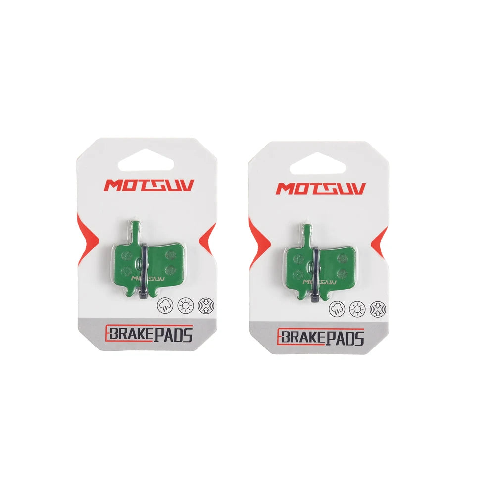 MOTSUV 2 Pairs, Bicycle Disc Brake Pads for AVID BB7 Juicy 3 5 7 Ultimate, Sport EX Class, Resin/Sinter/Ceramic/Copper