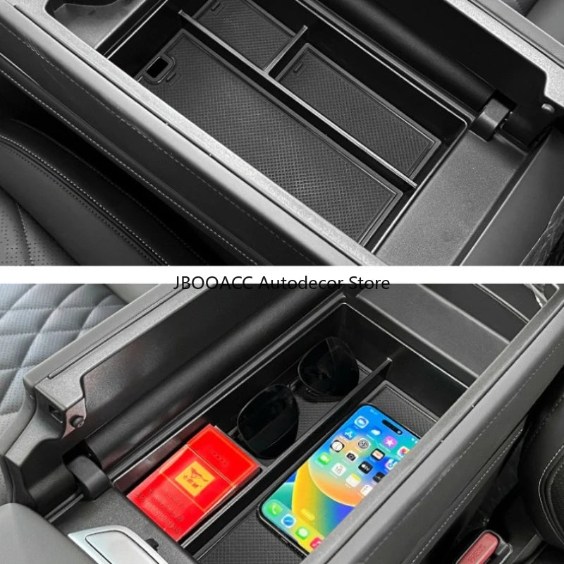 For CHANGAN Deepal S7 S07 2023 2024 Car Center Console Organizer Storage Central Armrest Storage Box Car Accessories Interior