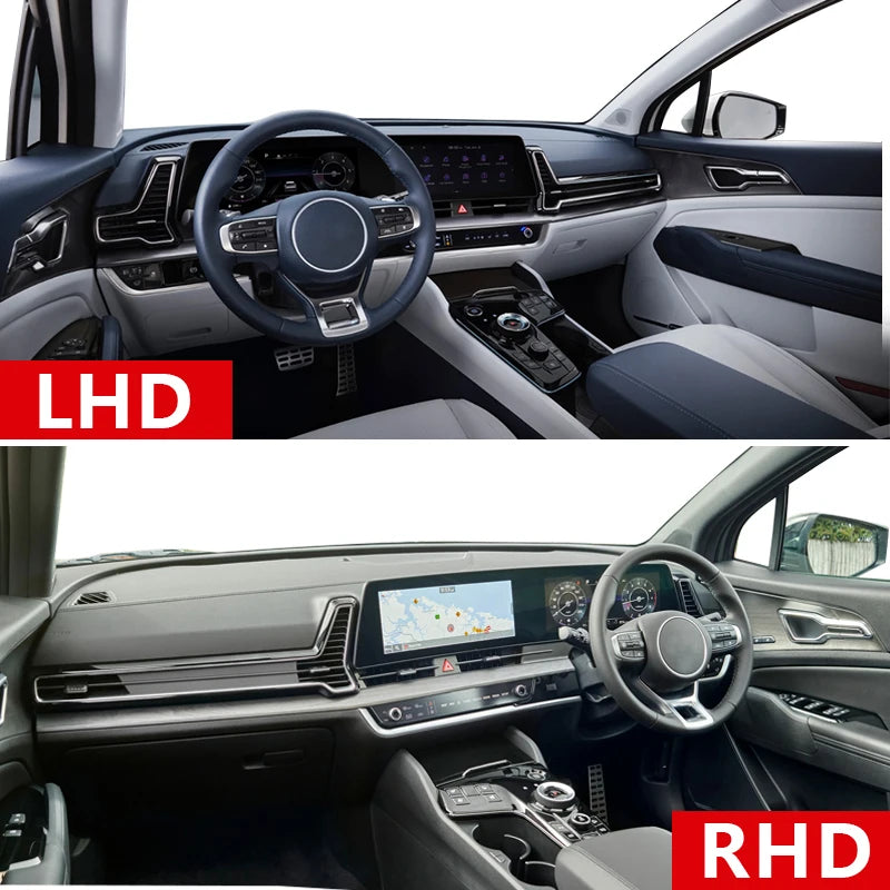 Car Accessories For Kia Sportage NQ5 2022 2023 2024 Dashboard Cover Avoid Light Pad Sun Shade Case Anti-UV Carpets Non-Slip Mats