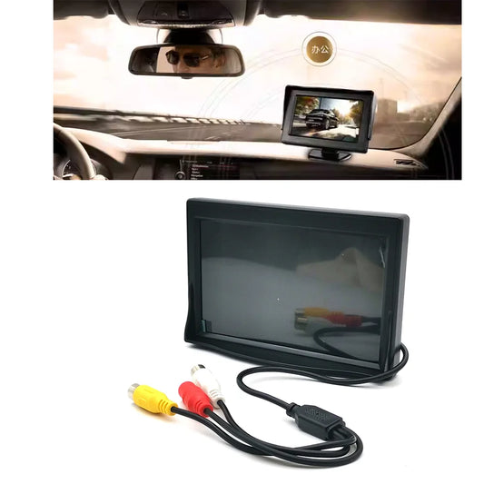 TFT LCD Display HD Digital Color 5 Inch AHD 1080P Car Monitor 5 Screen For Parking Rear View Reverse Camera