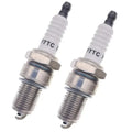 2-Pack F6TC/F7TC Spark Plugs – Compatible with Honda GX160/GX200 Generators, Tillers, Water Pumps, Go-Karts & More