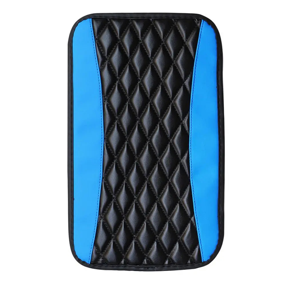 Car Accessories PU Leather Car Interior Non Slip Armrest Protector Arm Rest Protection Cushion Car Armrest Pad Console Box Mat