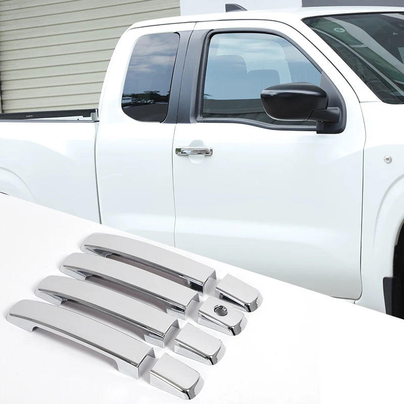 For 2005-2017/2022 Nissan Frontier car exterior door handle protective cover car decorative accessories ABS carbon fiber pattern