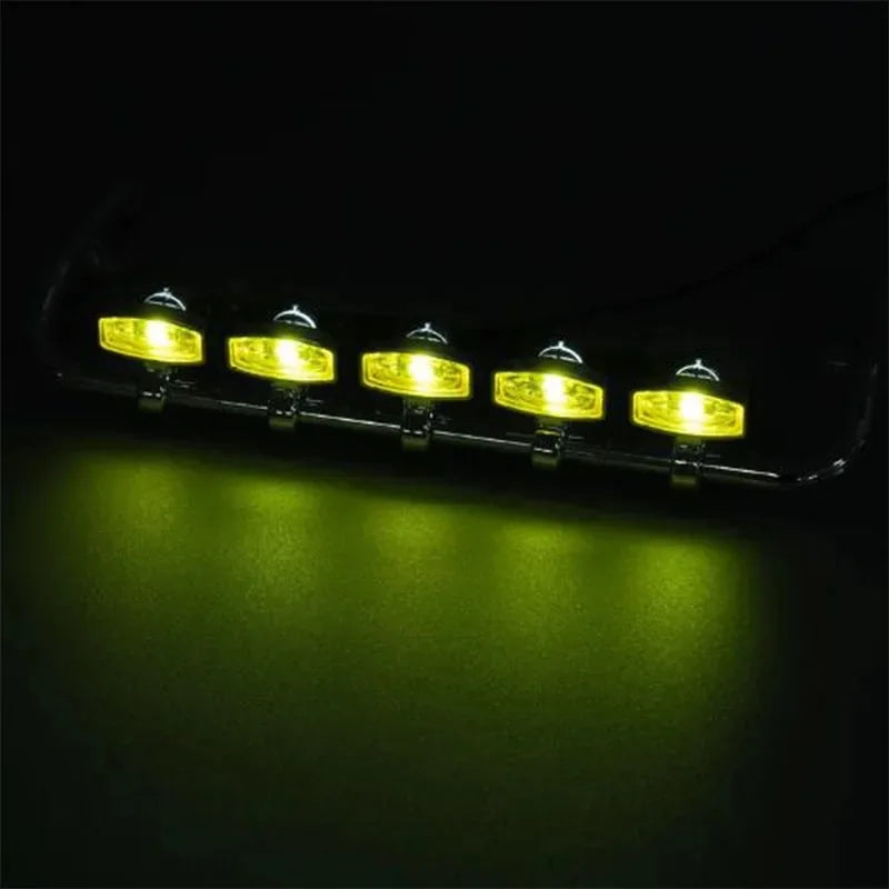 CTD-05F ABS Foco de techo Foco delantero para remolque de camión volquete RC Tamiya 1/14 SCANIA 770S VOLVO BENZ MAN Accesorios para coche