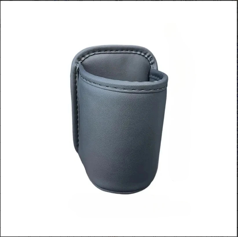 Car door cup holder Leather Automotive Drink rack Storage bin auto Back Seat cup holder Organizer for car interior accessories