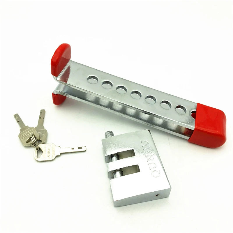 Car Anti-Theft Brake/Clutch Pedal Lock – Compact Safety Device for Automobiles & Motorcycles