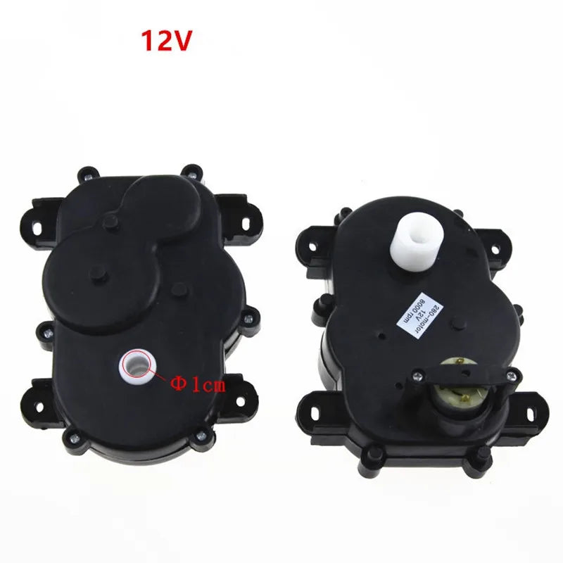 Children's electric vehicle 24V steering shaft motor, 12V/6V Ride on toys servos motor gearbox, Kid's Ride on car steering box