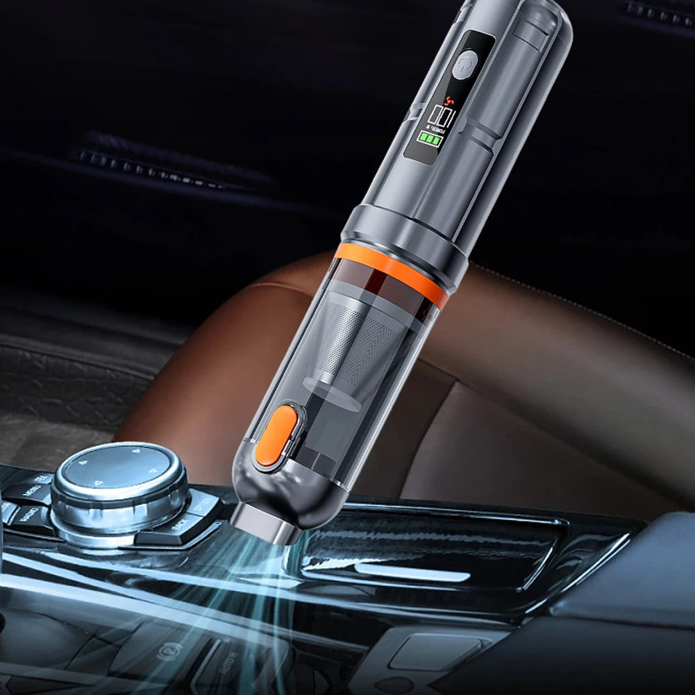 15000PA Car Vacuum Cleaner Cordless Compressed Air Duster with Brushless Motor Rechargeable Handheld Vacuum for Car Home