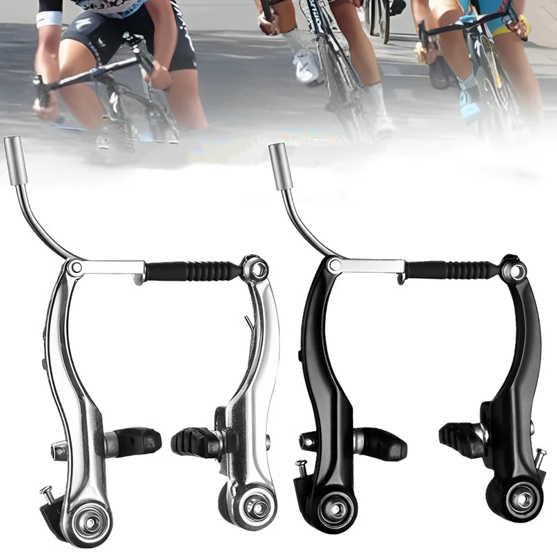 Aluminum Alloy Mountain Bike V Brake Front or Rear Bicycle Road Bike Brake V Brakes Bicycle Brake Calipers Riding Accessories