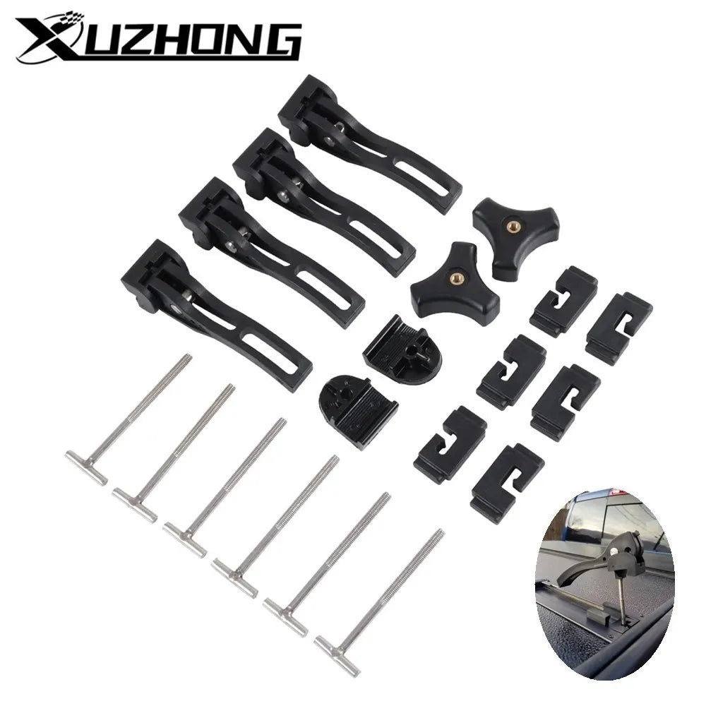 Fixing Kit Universal Accessories Replacement Parts For Hard Tri-Fold Tonneau Pickup Truck Bed Cover Car Rear Front Clamp T-Bolts