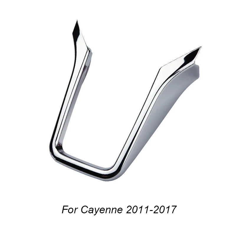 ABS Car Center Console Decorative Frame Sticker For Porsche Cayenne 2011 2012 2013 2014 2015 2016 2017 Car Interior Accessories