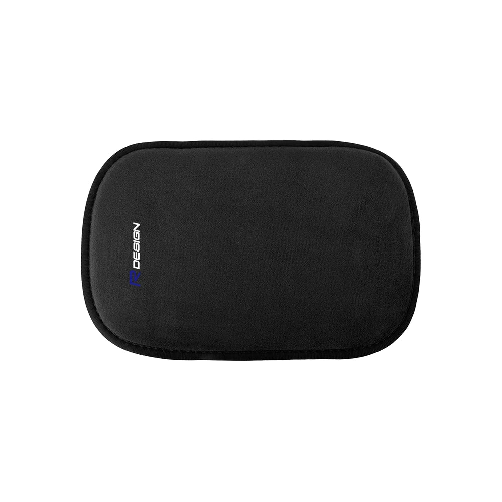 1PC Central Console Hand-held Fur Leather Protection Mat Auto Armrests soft Storage Box Pad For Volvo RDESIGN Auto Accessories