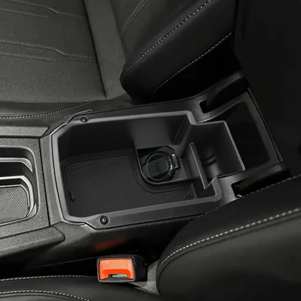 Car Armrest Compartment Organizer Tray For Seat Leon MK4 KL1 KL8 Cupra Formentor 2023 Central Console Storage Holder Accessory