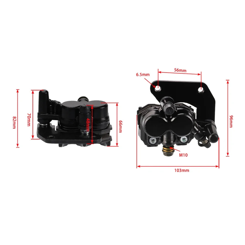 Front Right & Left Brake Caliper Set Assy For JS250 Jianshe Baja Roketa 250CC ATV Easy to replace Brake Caliper