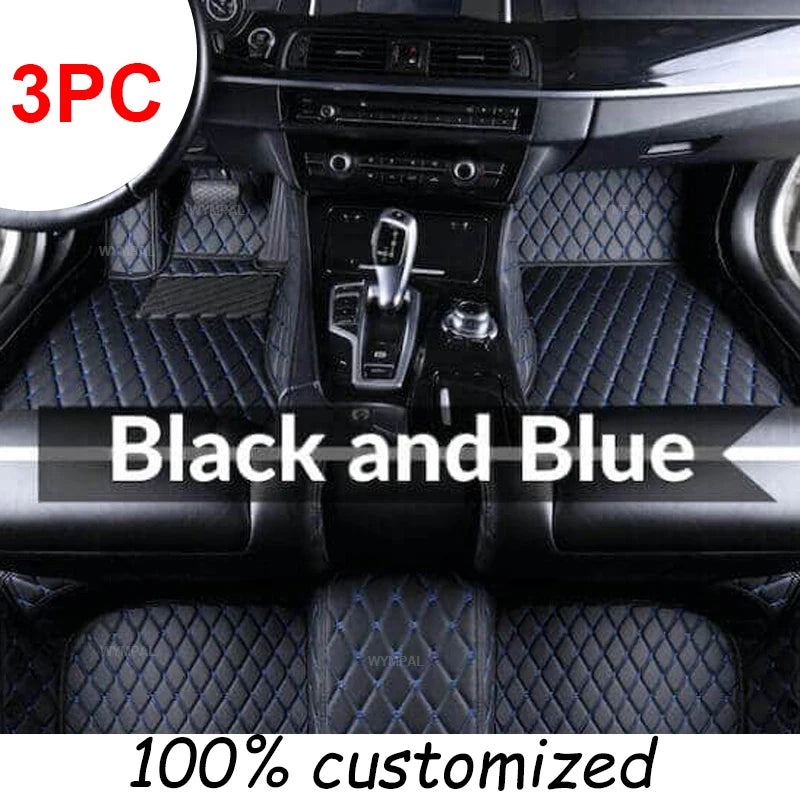 Car Floor Mats For Mazda2 Mazda 2 Demio  DJ DL 2015~2022 Leather Mat Rugs Carpets Interior Parts Car Accessories