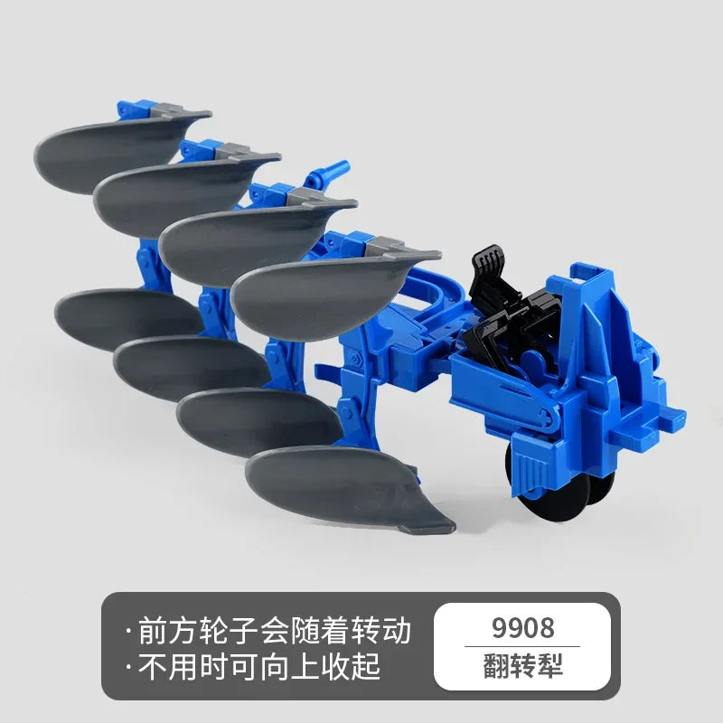 Camión tractor con remolque RC 1/24, vehículo agrícola eléctrico de ingeniería de 2,4 G, cosechadora, equipo agrícola, juguetes para niños, regalos.