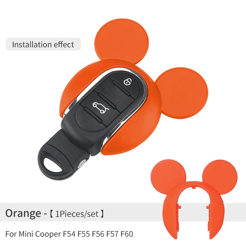 Car Key Case Protector Cover For Mini Cooper S JCW F56 F60 F55 F54 F57 Countryman Clubman Car Styling Key Decorative Accessories