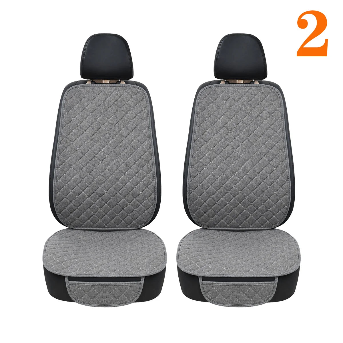 Car Seat Cover Accesorries Flax Summer Protect Cushion Protector Front Rear Full Set Vehicle Supplies Auto Interior Universal