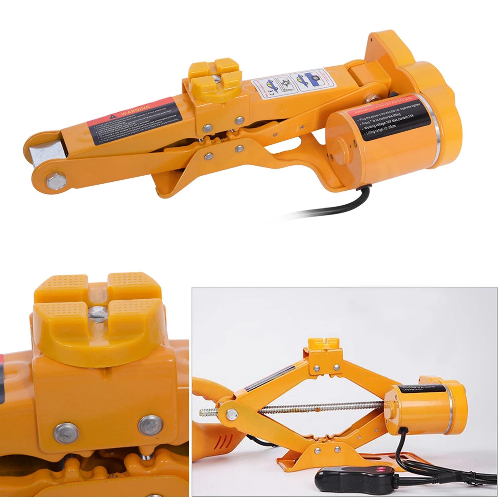 Electric Jack 2 Ton 12V  Automotive Car Automatic Electric Lifting Jack Garage and Emergency Equipment Lifting Jack Auto Jack