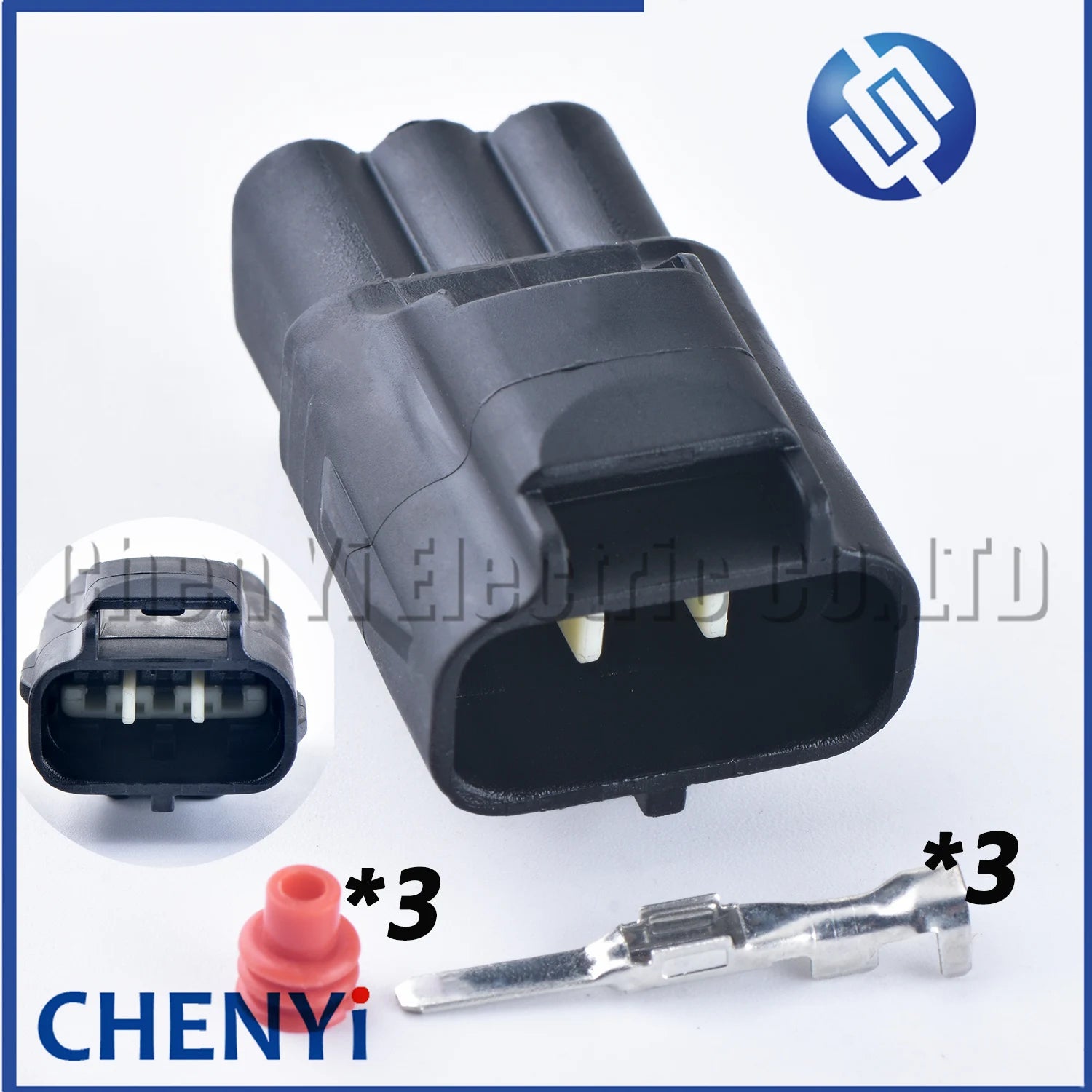 3 Pin car Camshaft Crankshaft Position Sensor connector TPS Sensor plug 7283-4536-40 7283-4535-30 7283-4534-40 for Jeep Chrysler