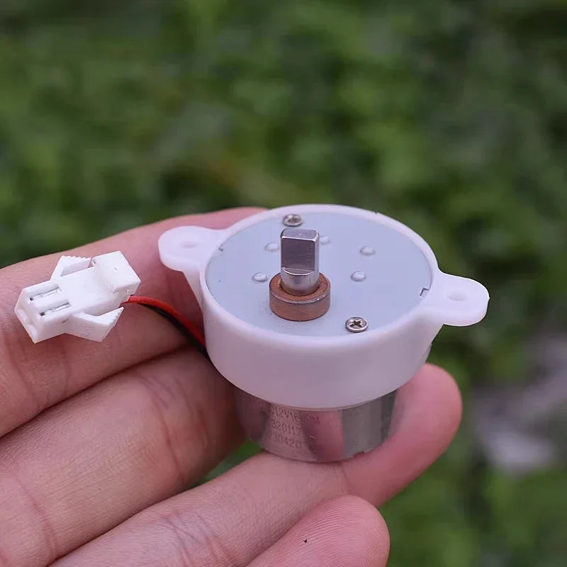 Micro Mini 300 Gearbox Gear Motor DC 6V-12V 15RPM Slow Speed Large Torque Dual Flat Shaft DIY Electric Valve Hobby Toy Model