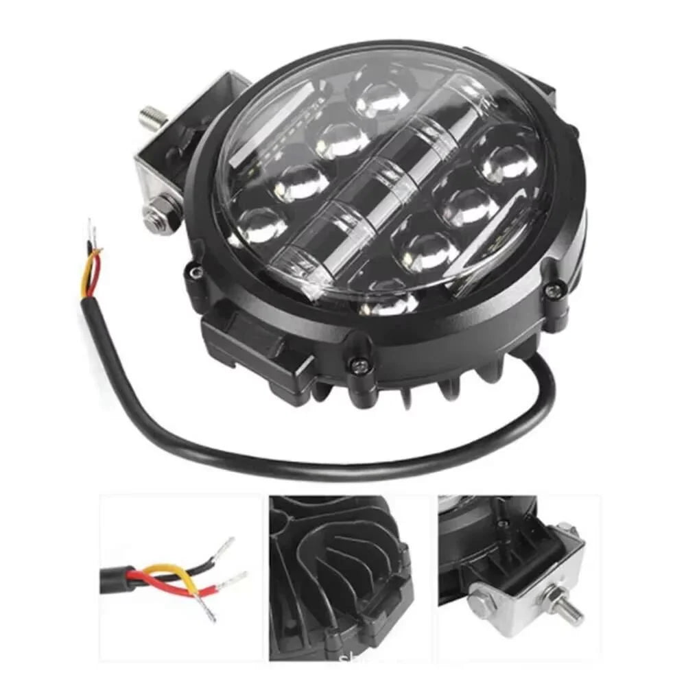 7 Inch Car LED Work Light Bar Driving Lamp For Jeep Offroad Boat Tractor Truck 4X4 SUV UTV ATV Spotlight Led Fog Light Headlight