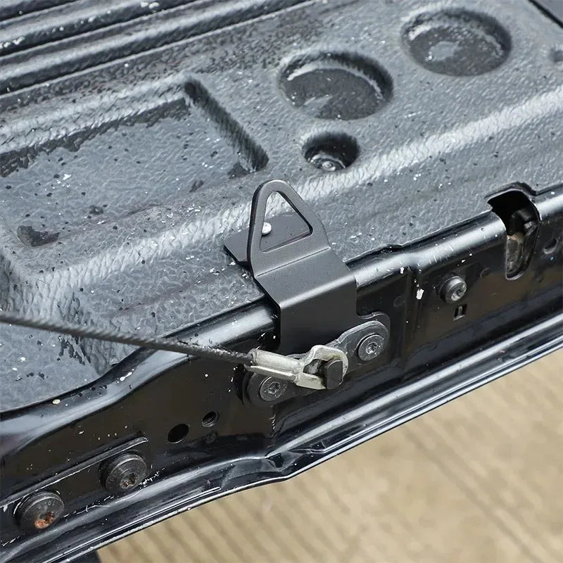 Gancho de anclaje para portón trasero de camión Ford Ranger Wildtrak T6 T7 T8 15-21, de acero al carbono, para equipaje, accesorios para coche