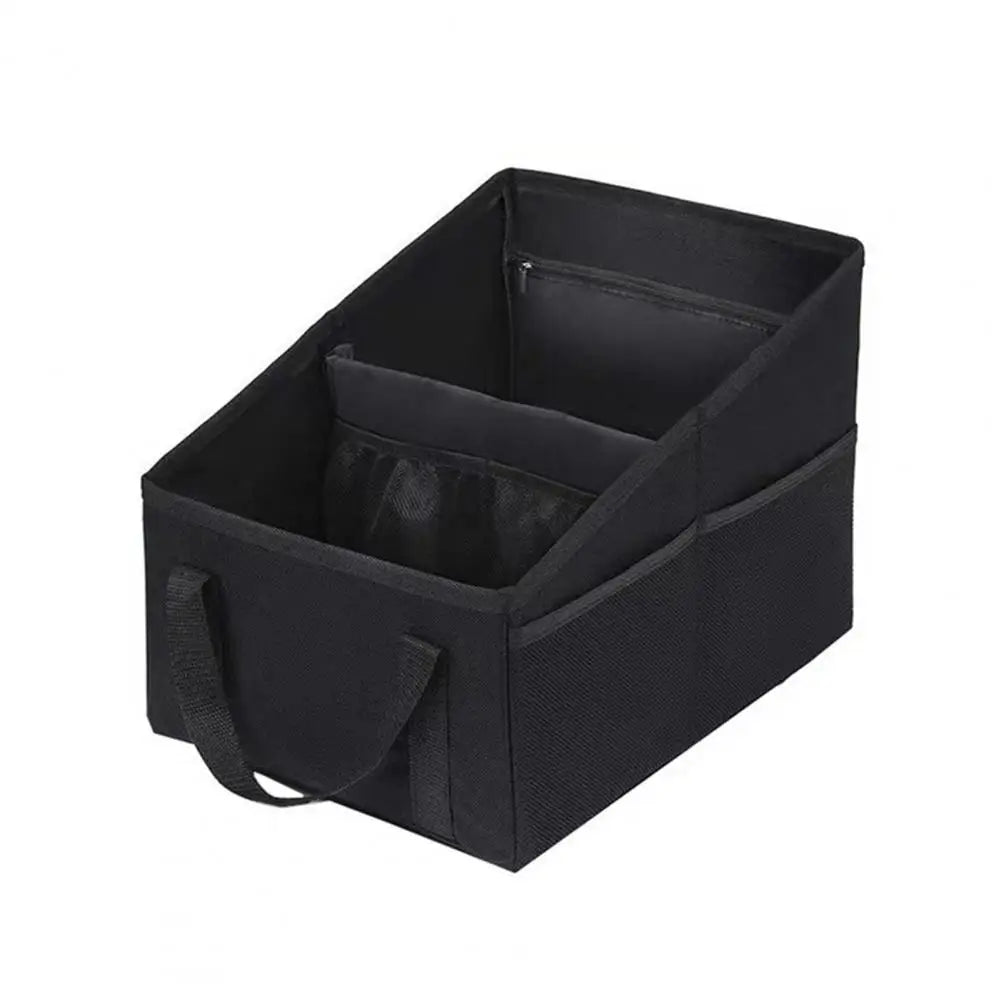 Foldable Car Trunk Organizer Multi Pocket Large Trunk Storage Organizer Box Save Space Car Seat Organizer Car Trunk Storage Box