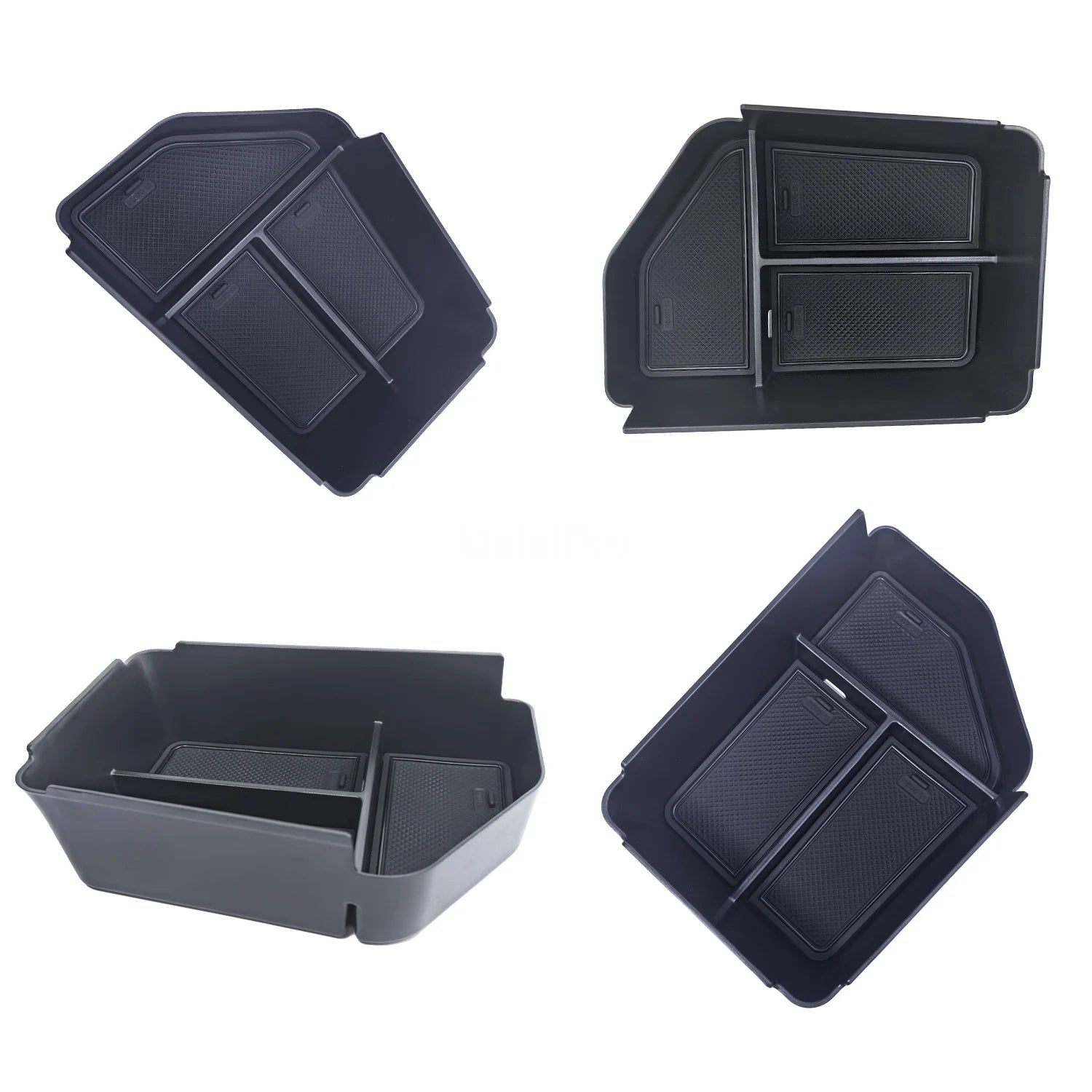 Car Armrest Box For KIA EV6 EV6 2023 2024 2025 Center Console Organizer Tray Armrest Box Car Phone Holder Box Accessories