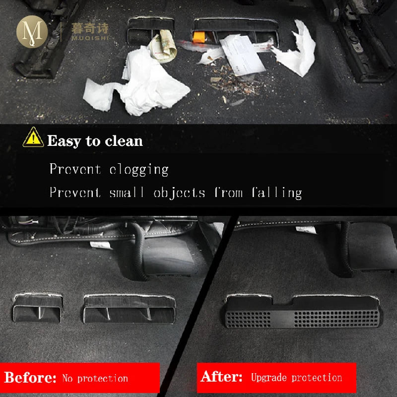 For Hyundai Palisade 2020-2023 Car interior Air conditioning vent Protective cover Vent Cover Rear Seat anti dust Accessories