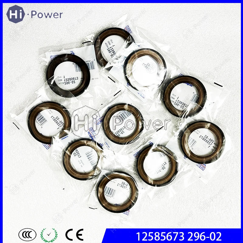 12585673 Crankshaft Crank Seal 10PCS For Chevrolet Camaro Trailblazer Hummer H2 H3 Cadillac Escalade Pontiac