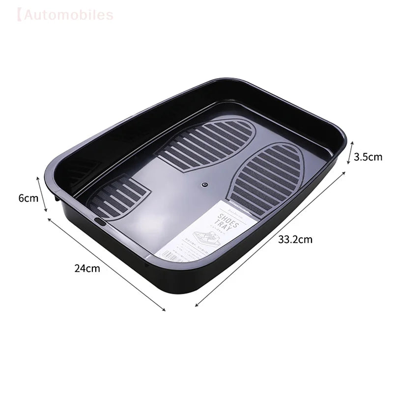 Auto Accessory Storage Tray, Shoe Organizer for Car, Tidying Under Seat Box