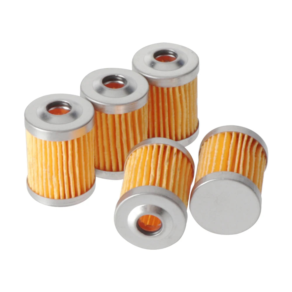 5 Pcs/lot Reusable Washable Fuel Filter Element For Motorcycle Scooter Pit Dirt Bike ATV Quad Go Kart Buggy Snowmobile Parts