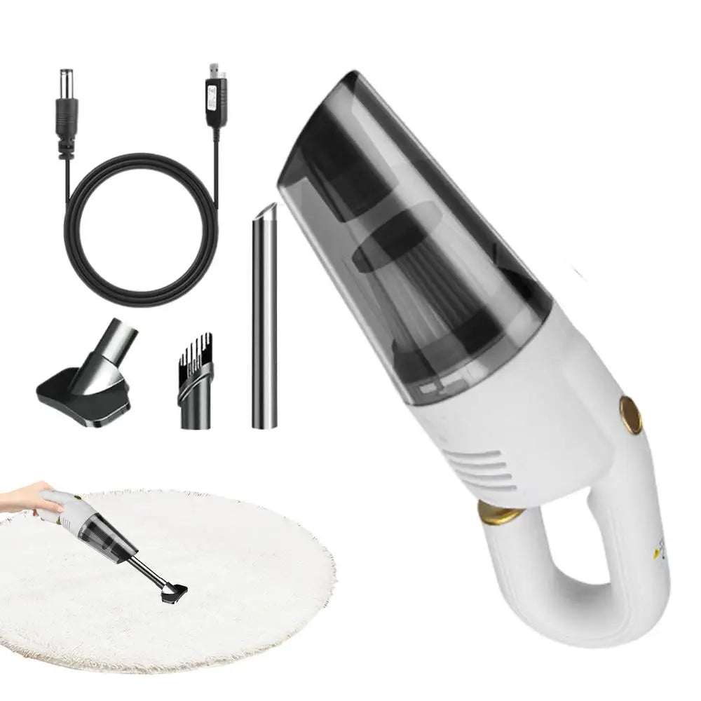 Cordless Car Vacuum High Power 120W Vacuum Cleaner With 3 Nozzles 9500Pa Strong SuctionHand Vacuum Portable For Car Home Desk