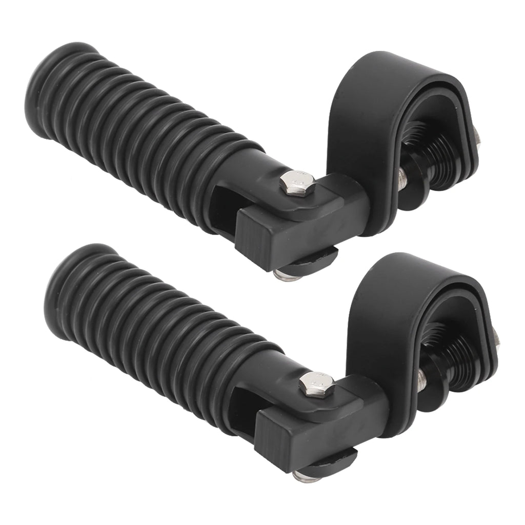 Engine Guard Footpegs Motorbike Parts Pair of Motorcycle Foot Pegs Clamp Footrest Mount for 1in Engine Crash Bar Guard Foot Pegs