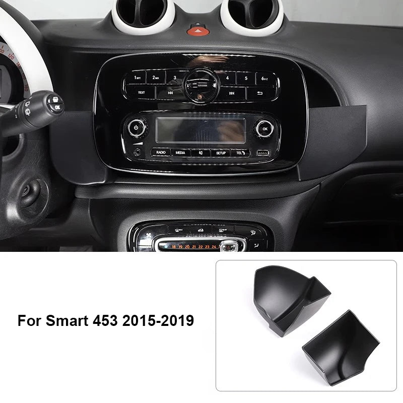Car Center Control Screen Rear Storage Tray Storage Box Car Interior Accessories for Mercedes Smart 453 Fortwo Forfour 2015-2019