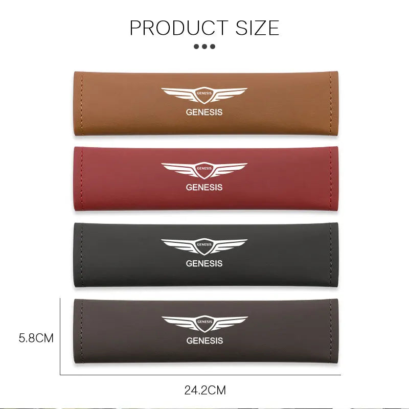Automotive interior accessories seat belt covers shoulder pads For Genesis G80 GV70 GV80 GV60 G70 Essentia Neolun G90 GV90