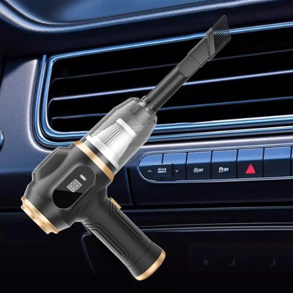 USB Charging Car Vacuum Cleaner High Power Strong Suction High Capacity Long-lasting Battery Machine Household Vacuum Cleaner