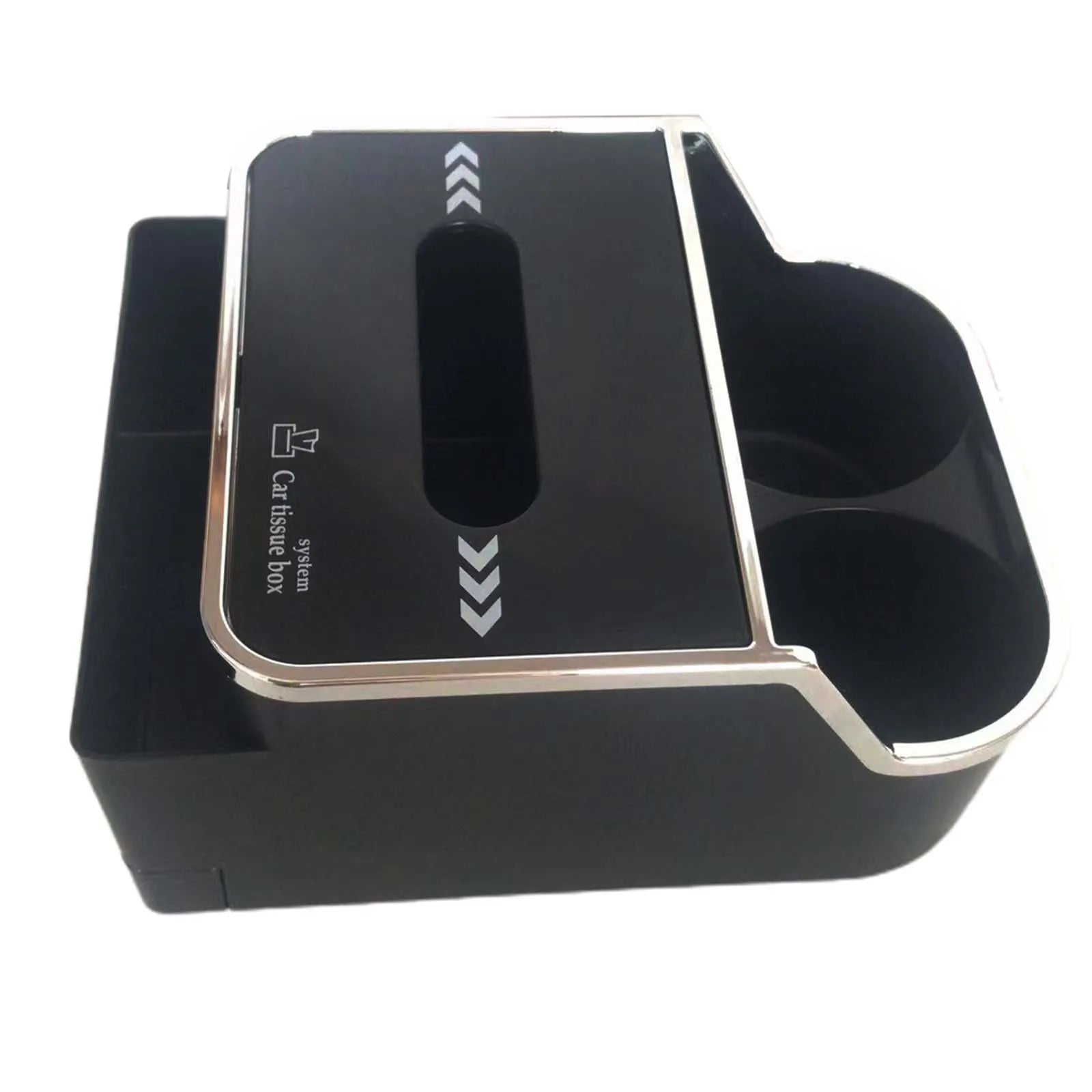 Car Armrest Storage Box Car Interior Accessories Console Armrest Organizer Storage Box Multifunctional Tissue Cup Holder Durable