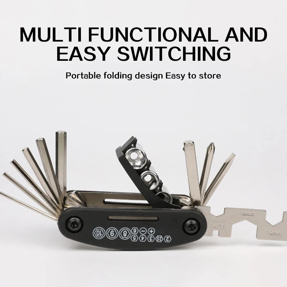 Bike Repair Tool Kit Lightweight Compact Bike Tool For Road Bike