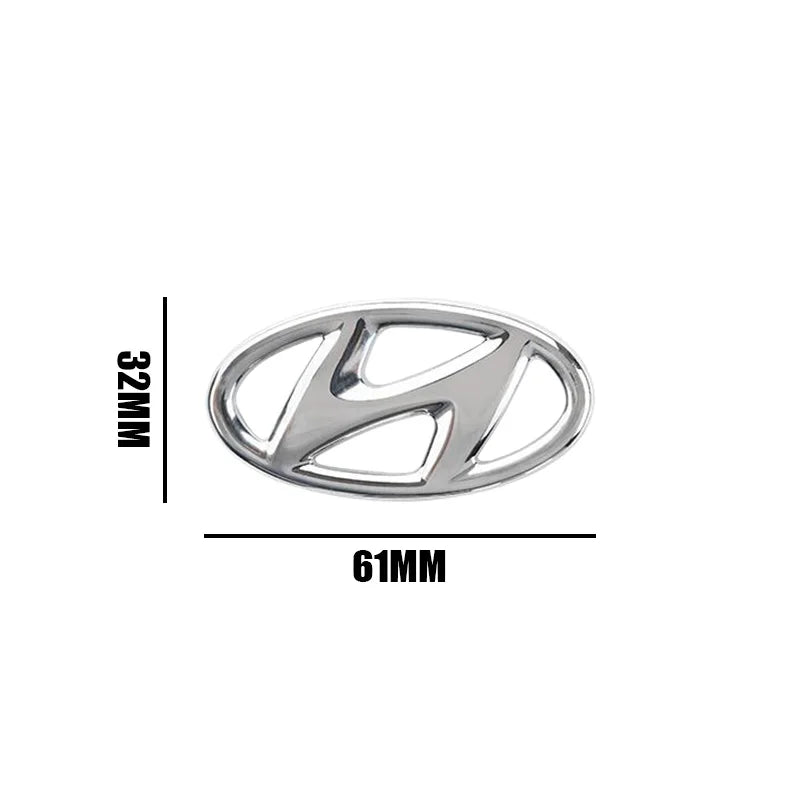 Car Styling Steering Wheel Emblem Sticker Interior Badge Accessories For Hyundai Tucson Elantra Accent Mistra Lafesta IX35 I20