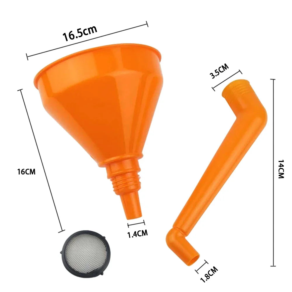 Water Gasoline Funnel Gasoline Water With Filter Funnel Motorhome Rv Caravan Accessories for Parts Goods Camping Car Automobiles