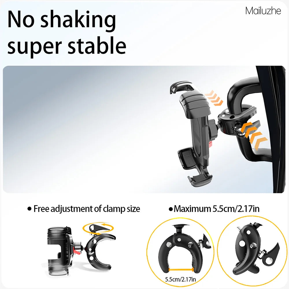 A Pillar Grab Handle Phone Mount for Car/Truck Universal Phone Clip Phone Holders for Your Car, Truck, Picku, Suv, Van, Excavato