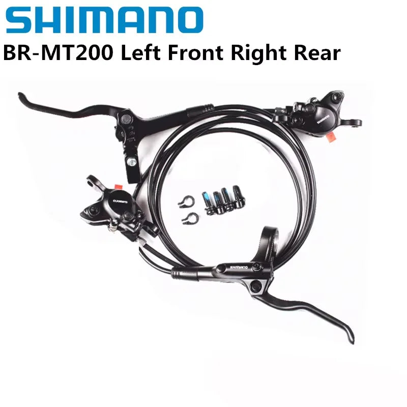 Freno Shimano MT200 BL BR MTB E-bike Freno de disco hidráulico Bicicleta eléctrica Freno delantero izquierdo Freno trasero derecho