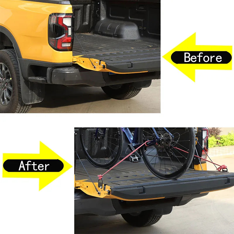 For Ford Ranger 2023 2024 Truck Tailgate Trunk Luggage Anchor Pickup Bed Side Tie Down Cleat Hook Fastner Clip Car Accessories