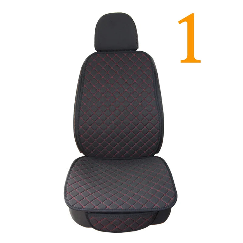 Car Seat Cover Accesorries Flax Summer Protect Cushion Protector Front Rear Full Set Vehicle Supplies Auto Interior Universal