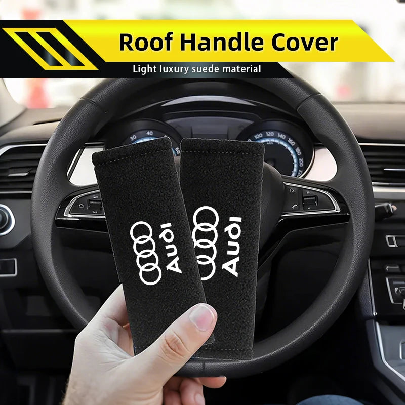 Car Hand Pull Cover Roof Top Protective Cover Armrest Accessory Car Interior For Audi A1 A3 A4 A5 A6 A7 A8 Q2 Q3 Q5 Q7 Q8 Quattr