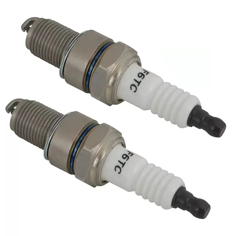 2-Pack F6TC/F7TC Spark Plugs – Compatible with Honda GX160/GX200 Generators, Tillers, Water Pumps, Go-Karts & More