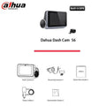 Dahua S6 Dash cam Front And Rear Dual Lens Touch Screen WiFi APP Control Build-in GPS Loop Recording For Car DVD Dashcam