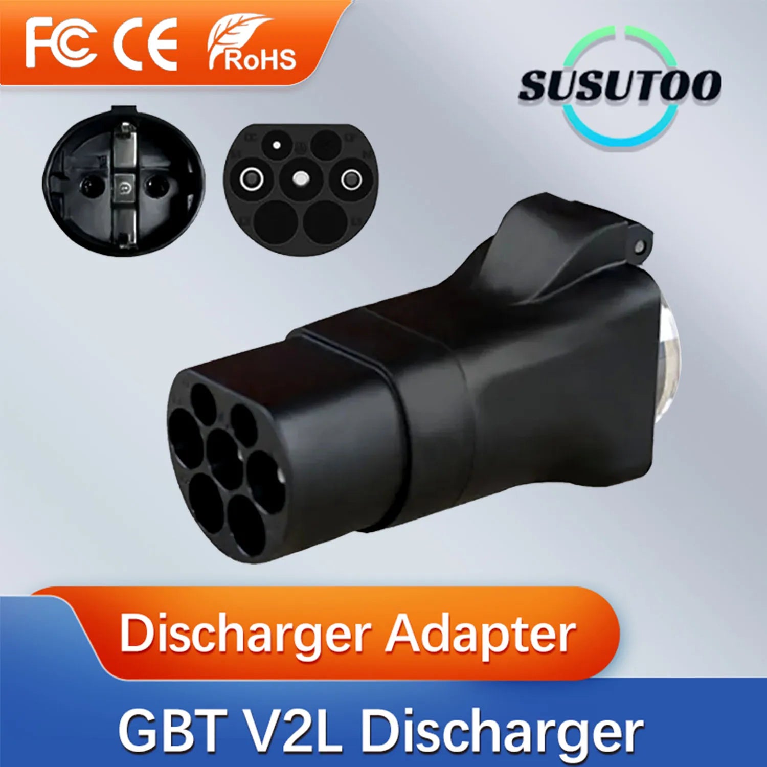 Eletric Vehicles Discharger  Type 2 GBT 3.5KW 16A 250V EU Socket for Electric Car Side V2L For BYD Volkswagen  Not type 2